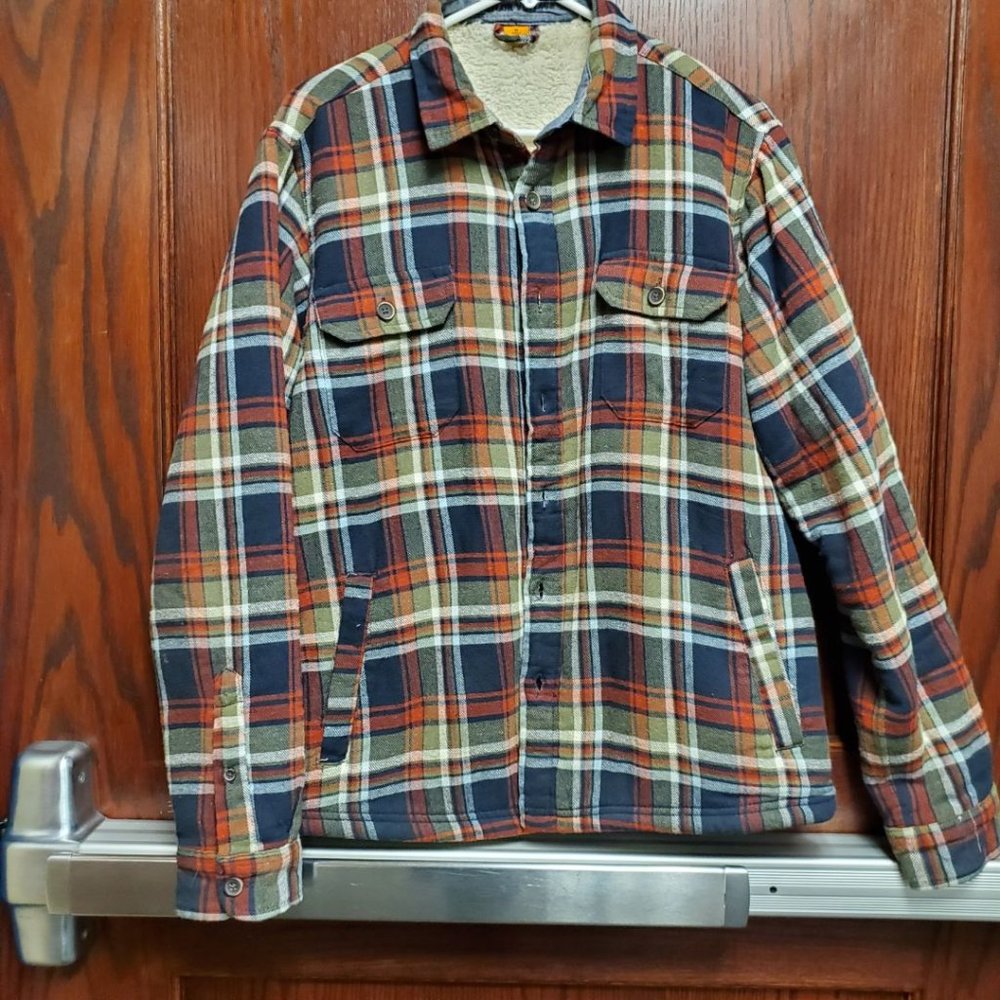 Tailor Vintage Plaid Flannel with sherpa lining